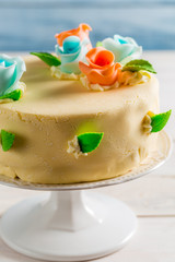 Closeup of Birthday cake