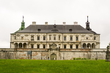 Fototapeta na wymiar Old stone gothic castle palace king residence