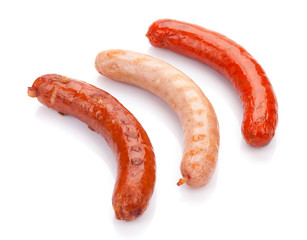 Various grilled sausages