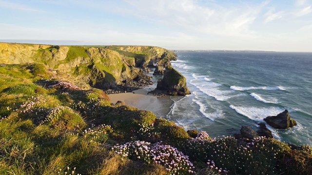 Cornwall Coast at Bedruthan Steps