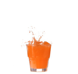Orange juice in a glass