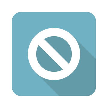 recommend clip art: NO sign square icon