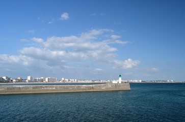 Vue sur les sables d'olonne