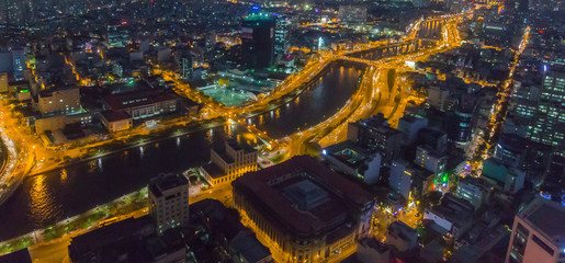 night Saigon, Vietnam