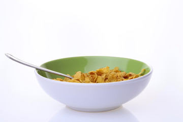 Plate of krispy with spoon