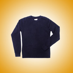 Male sweater isolated on the white