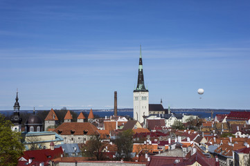 Panorama of old town Tallinn