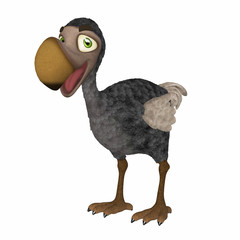 Dodo 3d cartoon © umnola