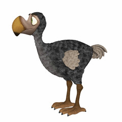 Dodo 3d cartoon © umnola
