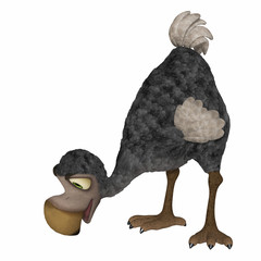 Dodo 3d cartoon © umnola