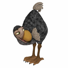 Dodo 3d cartoon © umnola
