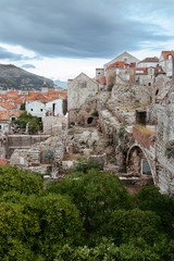 Fototapeta na wymiar Ruinas de Dubrovnik 
