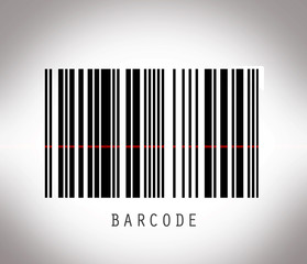 Barcode with laser line