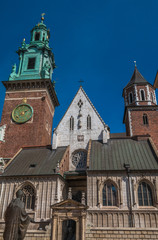 Fototapeta na wymiar Wawel church in Krakow Poland