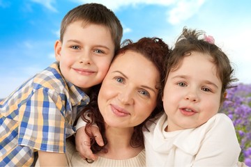 Family, Mother, Child.