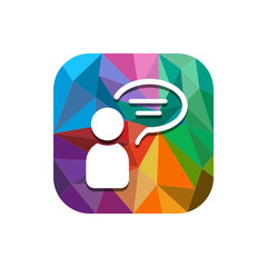 Geometric App Button