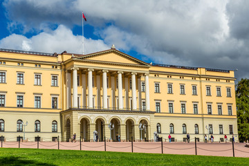 Royal Palace  in Oslo, Norway