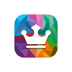 
Geometric App Button