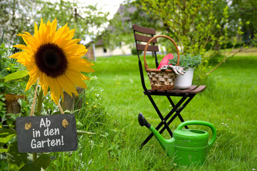 Ab in den Garten