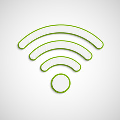 3D wifi icon