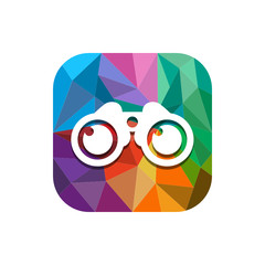 Geometric App Button