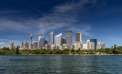 Fototapeta premium Blick auf die Skyline von Sydney