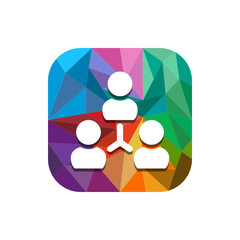 Geometric App Button