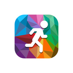 Geometric App Button