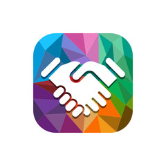 Geometric App Button