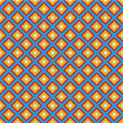 Цветные  ромбы