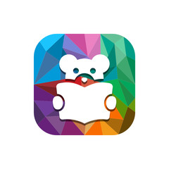 Geometric App Button