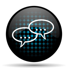 forum icon chat symbol bubble sign