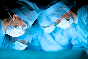 Surgery team in the operating room