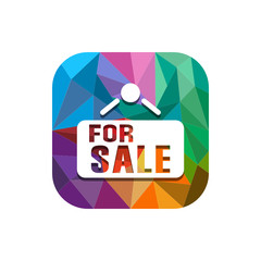 Geometric App Button