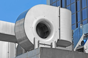 Industrial steel air conditioning and ventilation systems