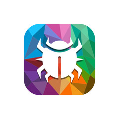 Geometric App Button