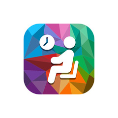 Geometric App Button