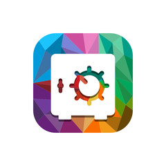 Geometric App Button