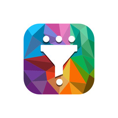 Geometric App Button