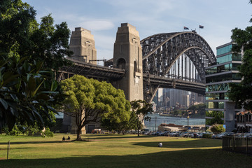Sydney Harbour bridge auf der Nordseite