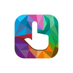 Geometric App Button