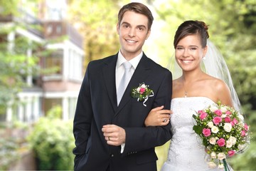 Wedding, Bride, Groom.
