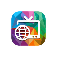 Geometric App Button