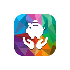 Geometric App Button