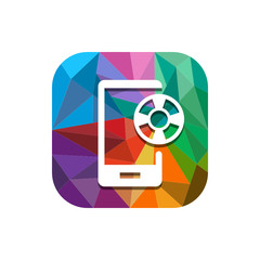 Geometric App Button