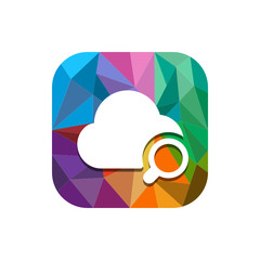 Geometric App Button