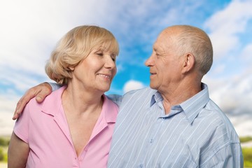 Obraz premium Couple, People, Senior Adult.