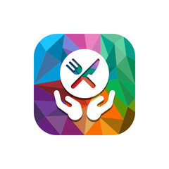 Geometric App Button