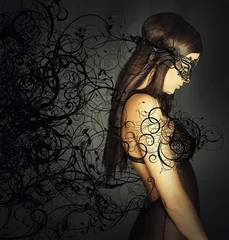 Seductive mask woman © alphaspirit