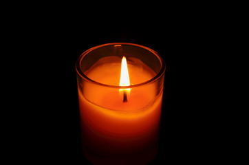 Candlelight aromatherapy and relaxing background.